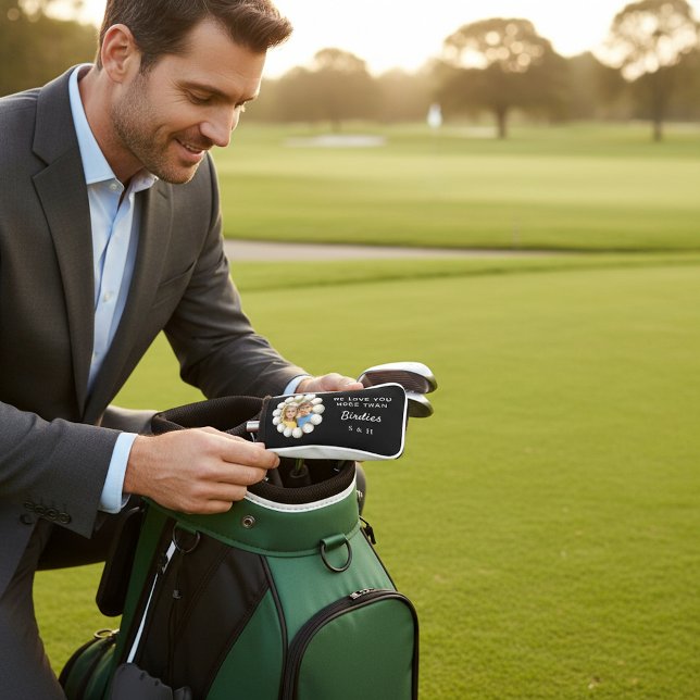 Personalized Golf Head Cover - "More Than Birdies" Golf Headcover (Von Creator hochgeladen)