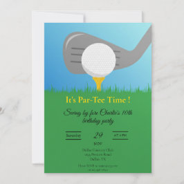 Personalized Golf Party Invitation Printable Einladung