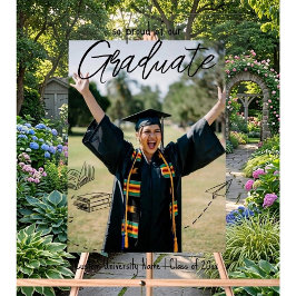 Personalized Grad Party Welcome Sign Acrylschild