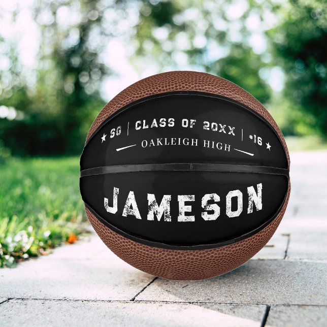 Personalized Graduation Athlete Keepsake Mini Basketball (Von Creator hochgeladen)