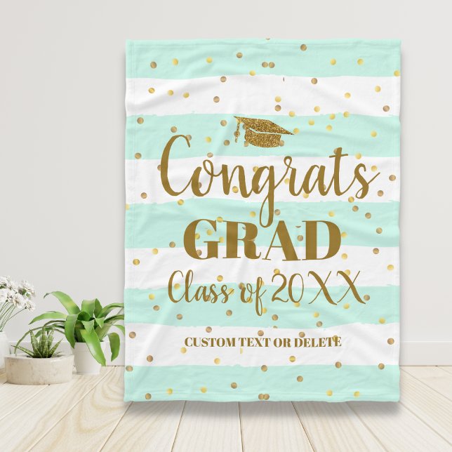 Personalized Graduation Gift Congrats Grad 2019 Fleecedecke (Von Creator hochgeladen)