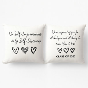 Personalized Graduation Gift Throw Pillow Kissen