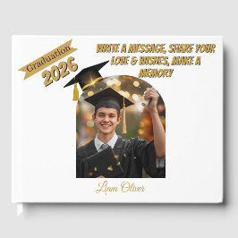Personalized Graduation Guestbook & Wishes Book Gästebuch