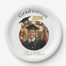 Personalized Graduation Paper Plates Class of 2026 Pappteller