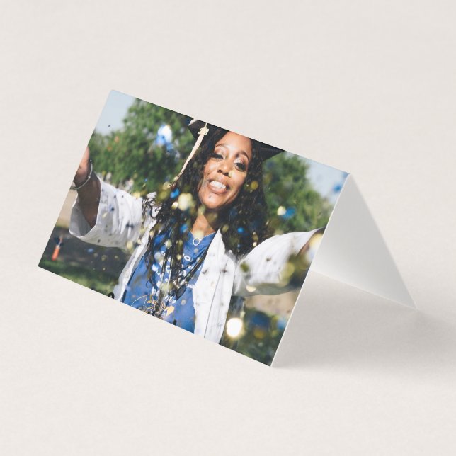 Personalized Graduation Photo and Name (Vorderseite)