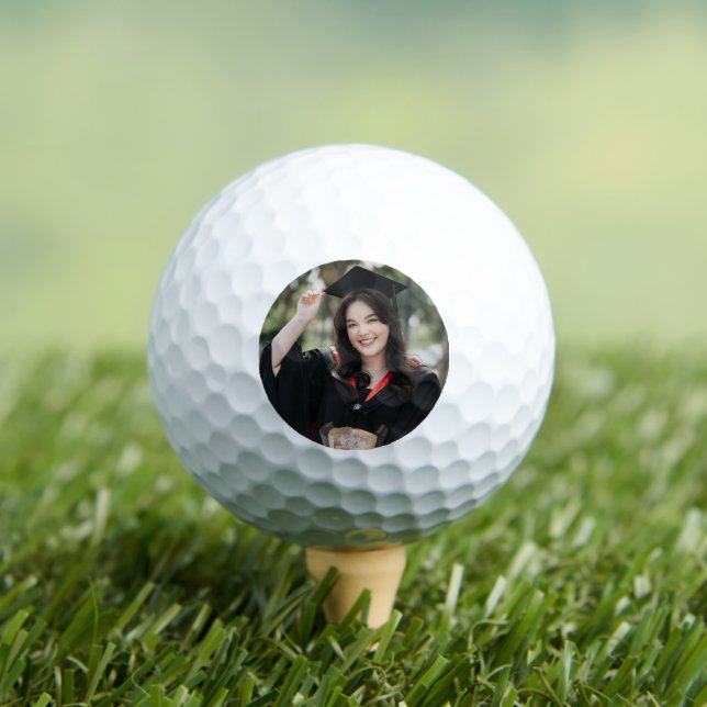 Personalized Graduation Photo Keepsake Memory Gift Golfball (Insitu T-Shirt)