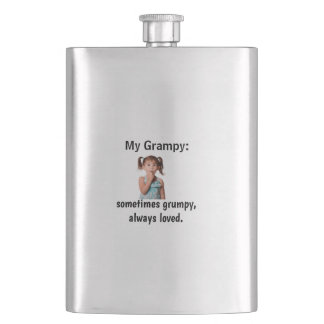 Personalized Granddaughter Grandpa Photo  Flachmann