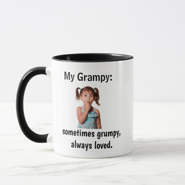 Personalized Granddaughter Photo Tasse (Links)