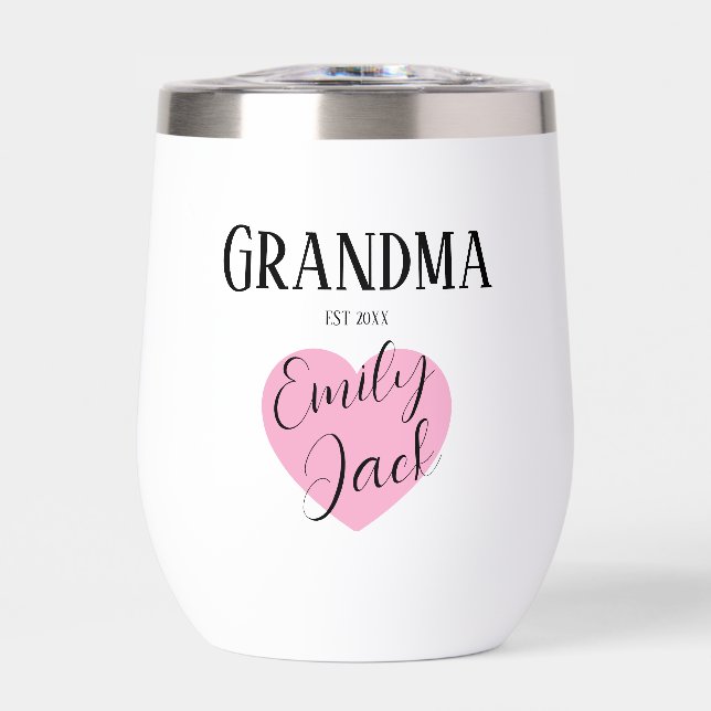 Personalized Grandma Customs script Name (Vorderseite)