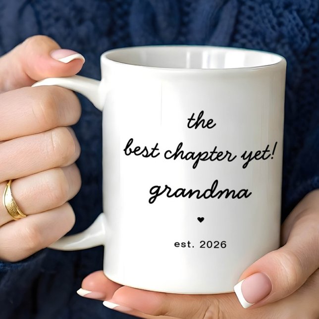 Personalized Grandma Mug Best Chapter Yet Kaffeetasse (Von Creator hochgeladen)