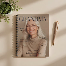 Personalized Grandma Notebook | Custom Photo Notizblock