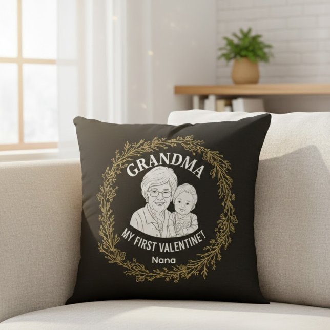 Personalized "Grandma" Photo Collage Design with F Kissen (Von Creator hochgeladen)