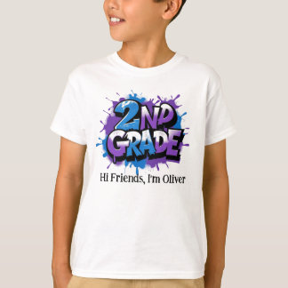 Personalized Graphic Kid T-shirt - Back To School