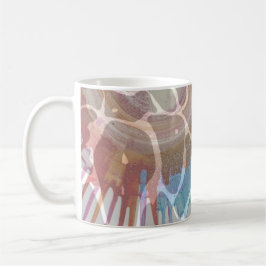 Personalized Graphic Spin Art & Giraffe  Kaffeetasse