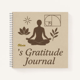 Personalized Gratitude Journal Notizbuch