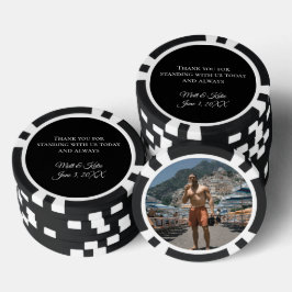 Personalized Groomsman Gift Golf Marker Photo Pokerchips