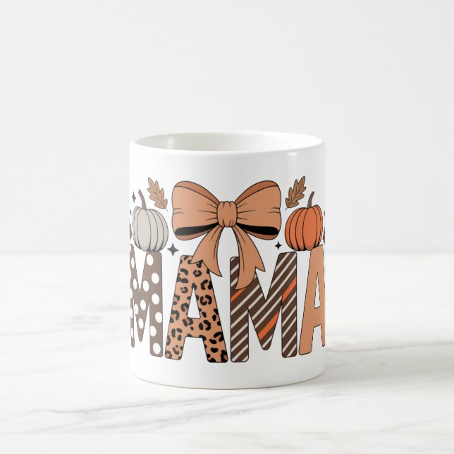 Personalized Halloween Mama – Cute Spooky Kaffeetasse (Mittel)