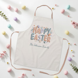 Personalized Happy Easter Family Apron Schürze