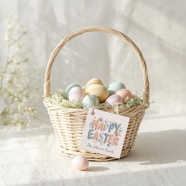 Personalized Happy Easter Favor Tags Geschenkanhänger