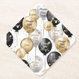 Personalized Happy New Year Party Untersetzer