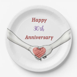 Personalized Happy _th Anniversary Pappteller