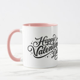 Personalized Happy Valentine's Day Custom Mug Tasse