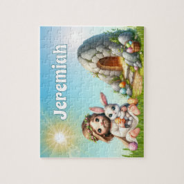 Personalized He Is Risen Easter Puzzle