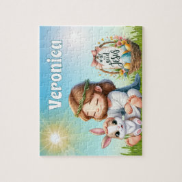 Personalized He Is Risen Easter Puzzle