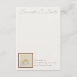 Personalized Heart Coffee Cup Flat Note Card Einladung