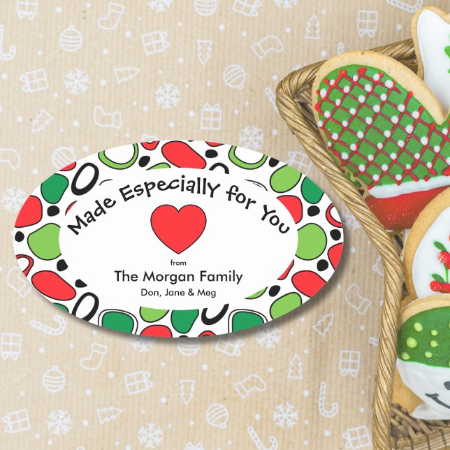 Personalized Holiday Gift Label - Custom Sticker (Personalized Holiday Gift Sticker)