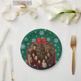 Personalized Holiday Party Plates with Editable Pappteller