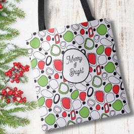 Personalized Holiday Tote Bag – Message & Name
