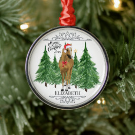 Personalized Horse Christmas Ornament Keepsake