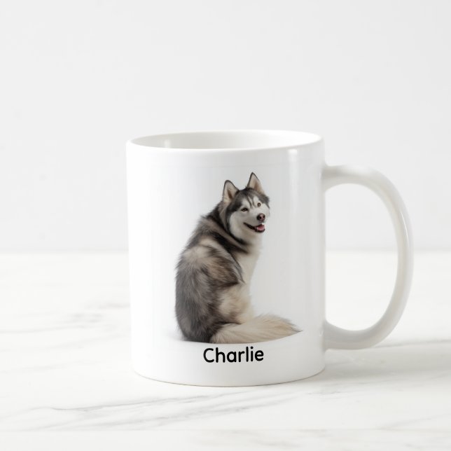 Personalized Husky “I Own You” Kaffeetasse (Rechts)