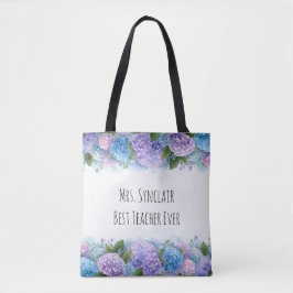 Personalized Hydrangea Teacher Thank You