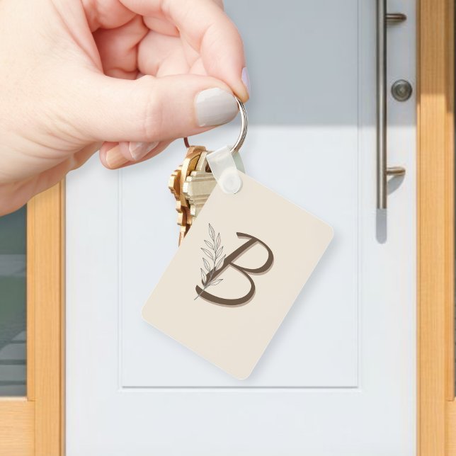 Personalized Initial Branch Keychain | Custom Key  Schlüsselanhänger (Von Creator hochgeladen)