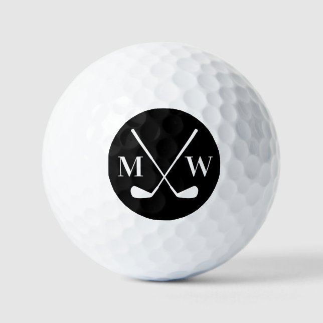 Personalized Initial Monogram Golfball (Vorderseite)