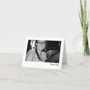 Personalized Interview Photo Thank You Note Cards Dankeskarte
