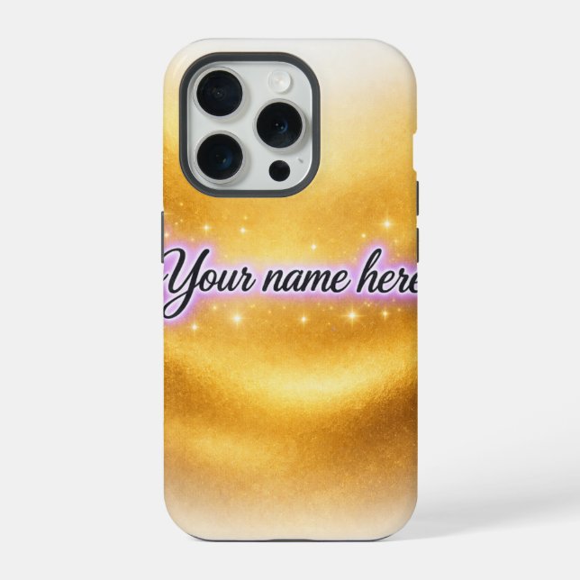 Personalized iPhone Case with Name Hülle (Rückseite)