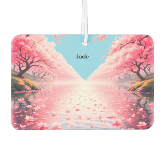 Personalized "Jade" Cherry Blossom Air Freshener Autolufterfrischer