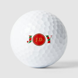 Personalized Joy GOLFMAS Christmas Golf Ball 