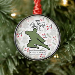 Personalized Karate Christmas Ornament for Him