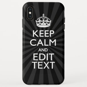Personalized KEEP CALM and your text Creative Case-Mate iPhone Hülle