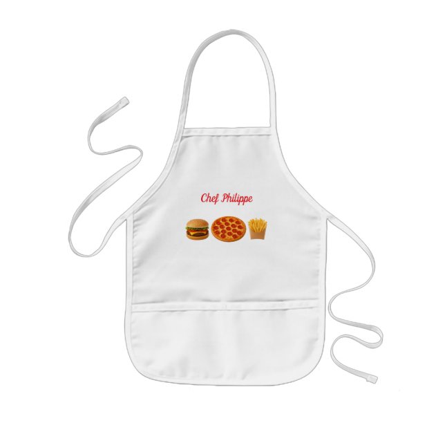 Personalized kid apron, custom name kid apron kinderschürze (Vorne)