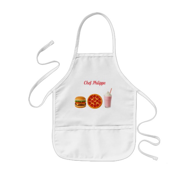 Personalized kid apron, custom name kid apron kinderschürze (Vorne)
