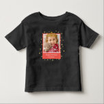Personalized Kid Photo Happy Birthday Gold Crown Kleinkind T-shirt<br><div class="desc">Celebrate your little one's special day in royal style with this custom purple toddlerr t-shirt that features an elegant background of gold shimmery stars. Personalize this bright design with a photo of your young birthday girl, complete with a beautiful gold princess crown. Add a special touch with a personalized greeting,...</div>