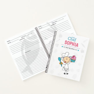 Personalized Kids Recipe Notebook – Little Chef Notizbuch