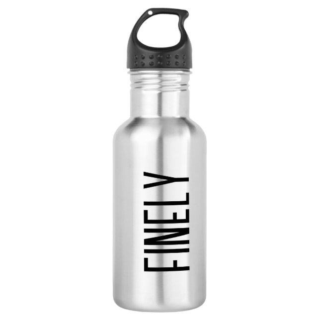 Personalized Kids Water Bottle, Custom name for  Edelstahlflasche (Vorderseite)