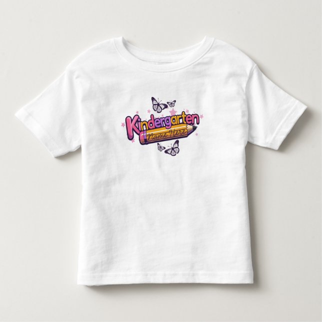 Personalized Kindergarten Graphic T-Shirt (Vorderseite)