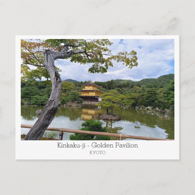 Personalized, Kinkaku-ji- Golden Pavilion, Japan Postkarte (Vorderseite)